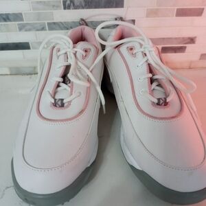 FootJoy Women's Sneakers - White and Pink